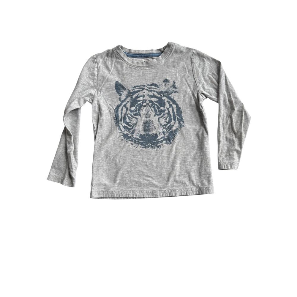 Tea Collection Boys Size 6 Long Sleeve Shirt Lot Cotton Fox Turtle Tiger Fish - Picture 10 of 11